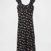 Rochie maxi cu inimă creponată Rochie maxi cu inimă creponată
