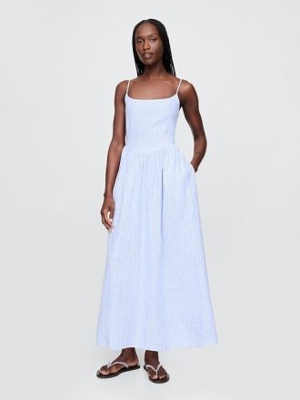 Rochie maxi cu talie scazuta