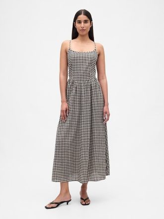 Rochie maxi cu talie scazuta