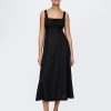 Rochie maxi din amestec de in Rochie maxi din amestec de in