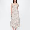 Rochie maxi din amestec de in Rochie maxi din amestec de in