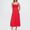 Rochie maxi din amestec de in Rochie maxi din amestec de in