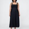 Rochie maxi din amestec de in Rochie maxi din amestec de in