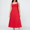 Rochie maxi din amestec de in Rochie maxi din amestec de in