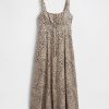 Rochie maxi din amestec de in Rochie maxi din amestec de in
