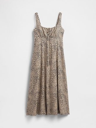 Rochie maxi din amestec de in