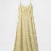 Rochie maxi din amestec de in Rochie maxi din amestec de in