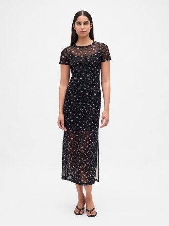 Rochie maxi din plasă
