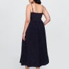 Rochie maxi din tifon de bumbac Rochie maxi din tifon de bumbac