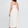 Rochie maxi din tifon de bumbac Rochie maxi din tifon de bumbac