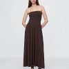 Rochie maxi fara bretele Rochie maxi fara bretele