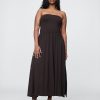 Rochie maxi fara bretele Rochie maxi fara bretele