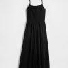 Rochie maxi mixtă din jerseu compact Rochie maxi mixtă din jerseu compact