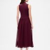 Rochie Maxi Modern Mockneck Mixed Media Rochie Maxi Modern Mockneck Mixed Media