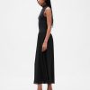 Rochie Maxi Modern Mockneck Mixed Media Rochie Maxi Modern Mockneck Mixed Media