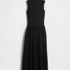 Rochie Maxi Modern Mockneck Mixed Media Rochie Maxi Modern Mockneck Mixed Media