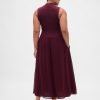 Rochie Maxi Modern Mockneck Mixed Media Rochie Maxi Modern Mockneck Mixed Media