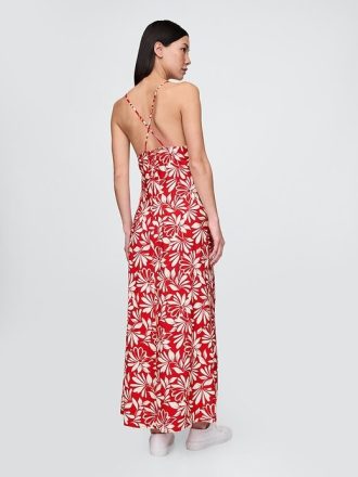 Rochie Maxi Slip Tie-Back