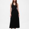 Rochie Maxi Vest din amestec de in Rochie Maxi Vest din amestec de in