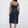 Rochie midi bodycon din denim Rochie midi bodycon din denim
