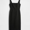 Rochie midi bodycon din denim