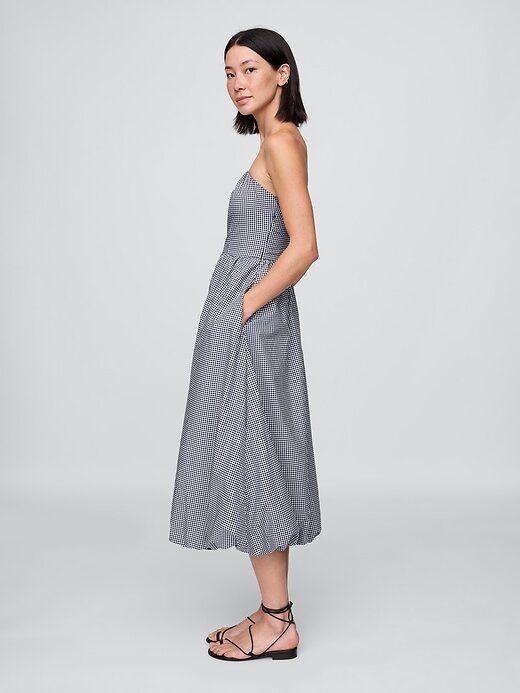 Rochie midi Bubble din popelin Rochie midi Bubble din popelin