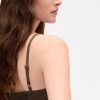 Rochie midi corset cu cusături din amestec de in Rochie midi corset cu cusături din amestec de in
