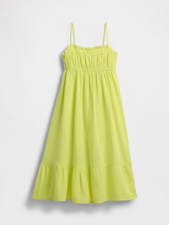 Rochie midi Crinkle Gauze pentru copii Rochie midi Crinkle Gauze pentru copii