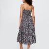 Rochie midi cu bretele cu cravată Rochie midi cu bretele cu cravată
