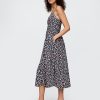 Rochie midi cu bretele cu cravată Rochie midi cu bretele cu cravată