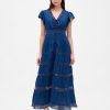 Rochie midi cu dantelă Rochie midi cu dantelă