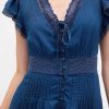 Rochie midi cu dantelă Rochie midi cu dantelă
