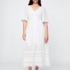 Rochie midi cu dantelă Rochie midi cu dantelă