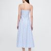 Rochie midi cu decolteu în V cu ochiuri Rochie midi cu decolteu în V cu ochiuri