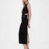 Rochie midi cu decupaj din jerse GapStudio Rochie midi cu decupaj din jerse GapStudio