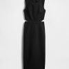 Rochie midi cu decupaj din jerse GapStudio Rochie midi cu decupaj din jerse GapStudio