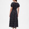 Rochie midi cu maneci bufante Rochie midi cu maneci bufante