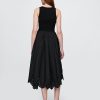 Rochie midi cu tiv batista mixte Rochie midi cu tiv batista mixte