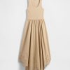 Rochie midi cu tiv batista mixte Rochie midi cu tiv batista mixte