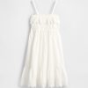 Rochie midi cu volane smocked pentru copii Rochie midi cu volane smocked pentru copii