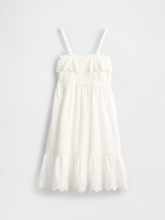 Rochie midi cu volane smocked pentru copii Rochie midi cu volane smocked pentru copii