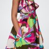 Rochie midi cu volane smocked pentru copii