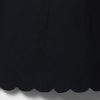 Rochie midi festonată din amestec de in