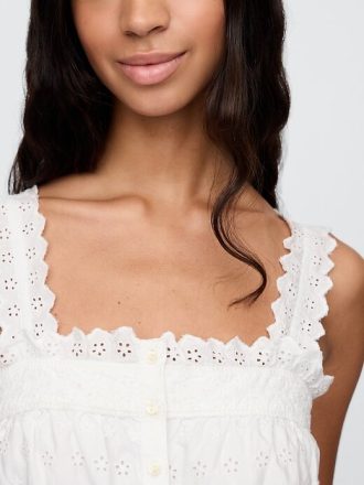Rochie Midi Gap × DÔEN Eyelet
