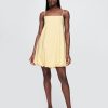 Rochie mini Bubble din amestec de in Rochie mini Bubble din amestec de in