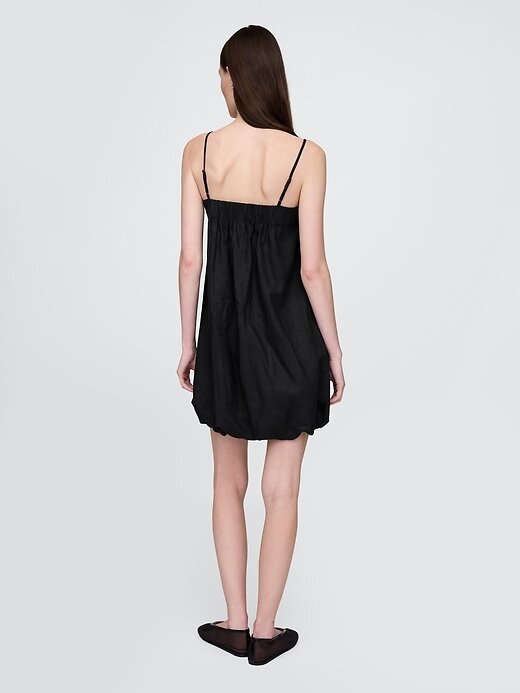 Rochie mini Bubble din amestec de in Rochie mini Bubble din amestec de in