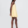 Rochie mini Bubble din amestec de in Rochie mini Bubble din amestec de in