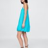 Rochie mini Bubble din amestec de in Rochie mini Bubble din amestec de in