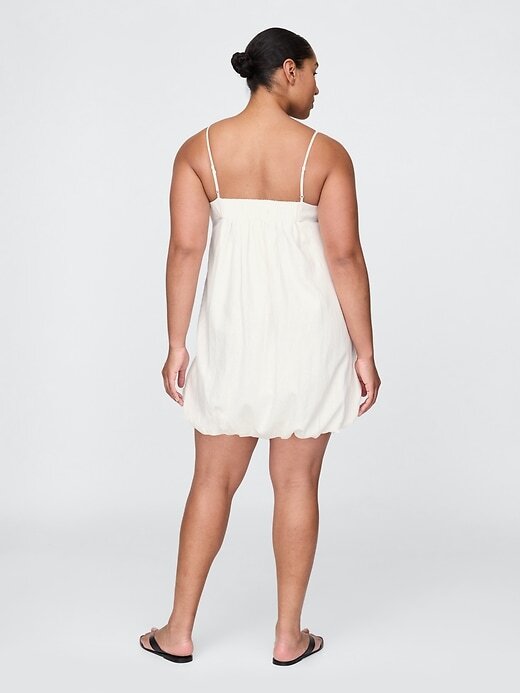 Rochie mini Bubble din amestec de in Rochie mini Bubble din amestec de in
