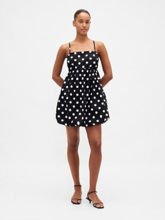 Rochie mini Bubble din poplin